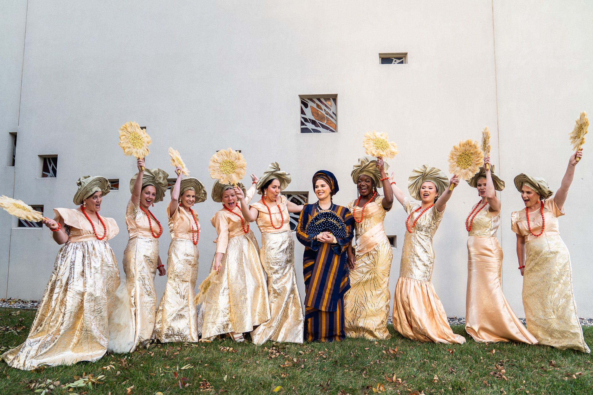 Nigerian Wedding Bridesmaids