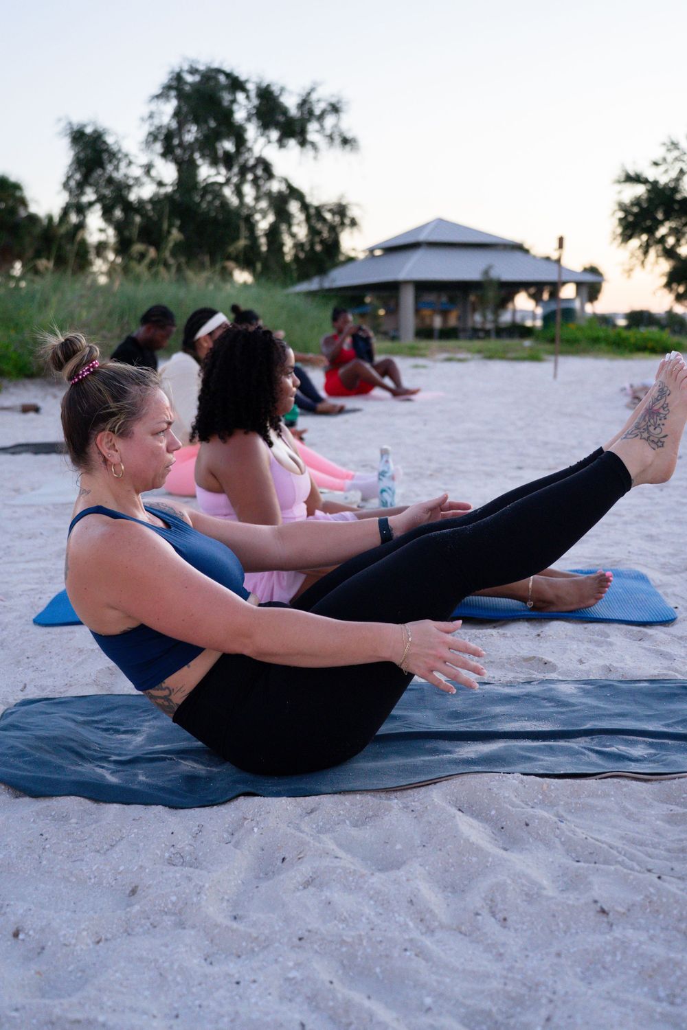 core at the shore, cypress point park, downtown Tampa, beach Pilates