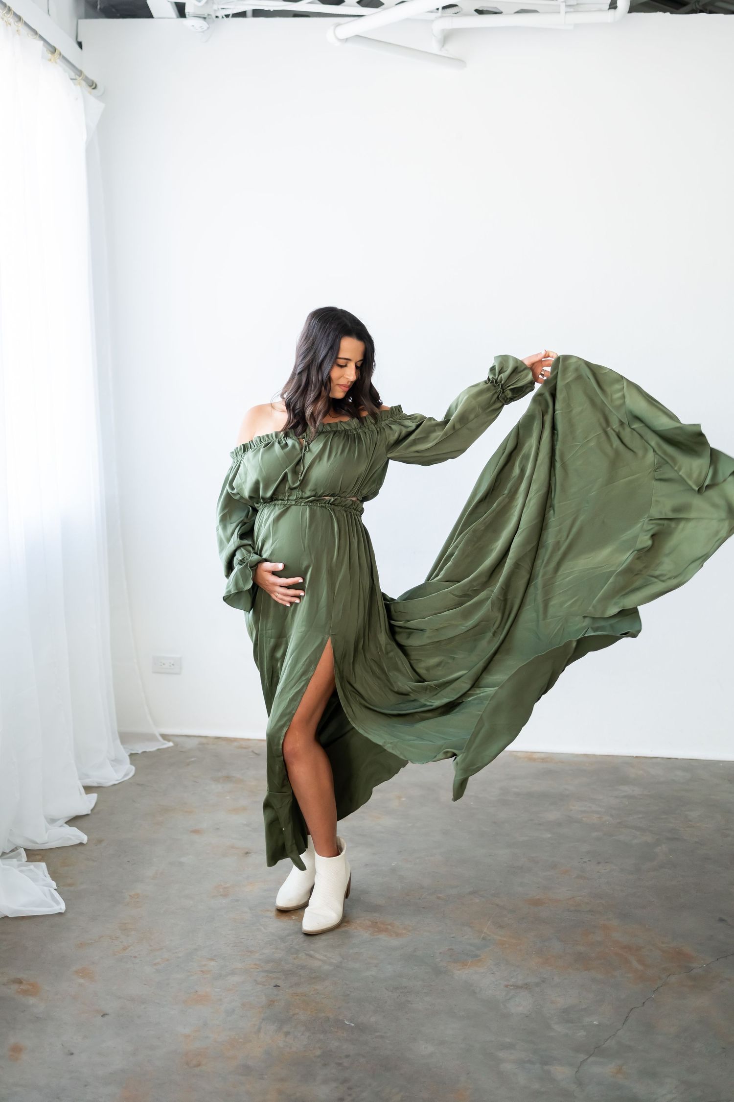 Maternity Portraits | Client Closet Dress