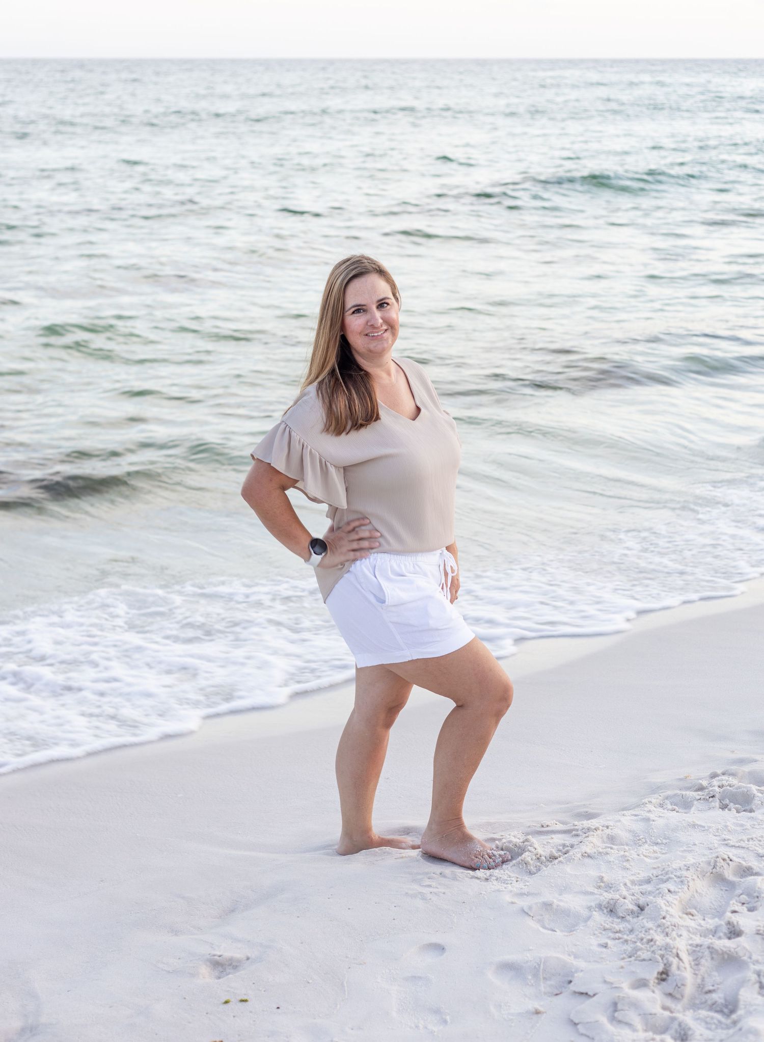 Woman on beach