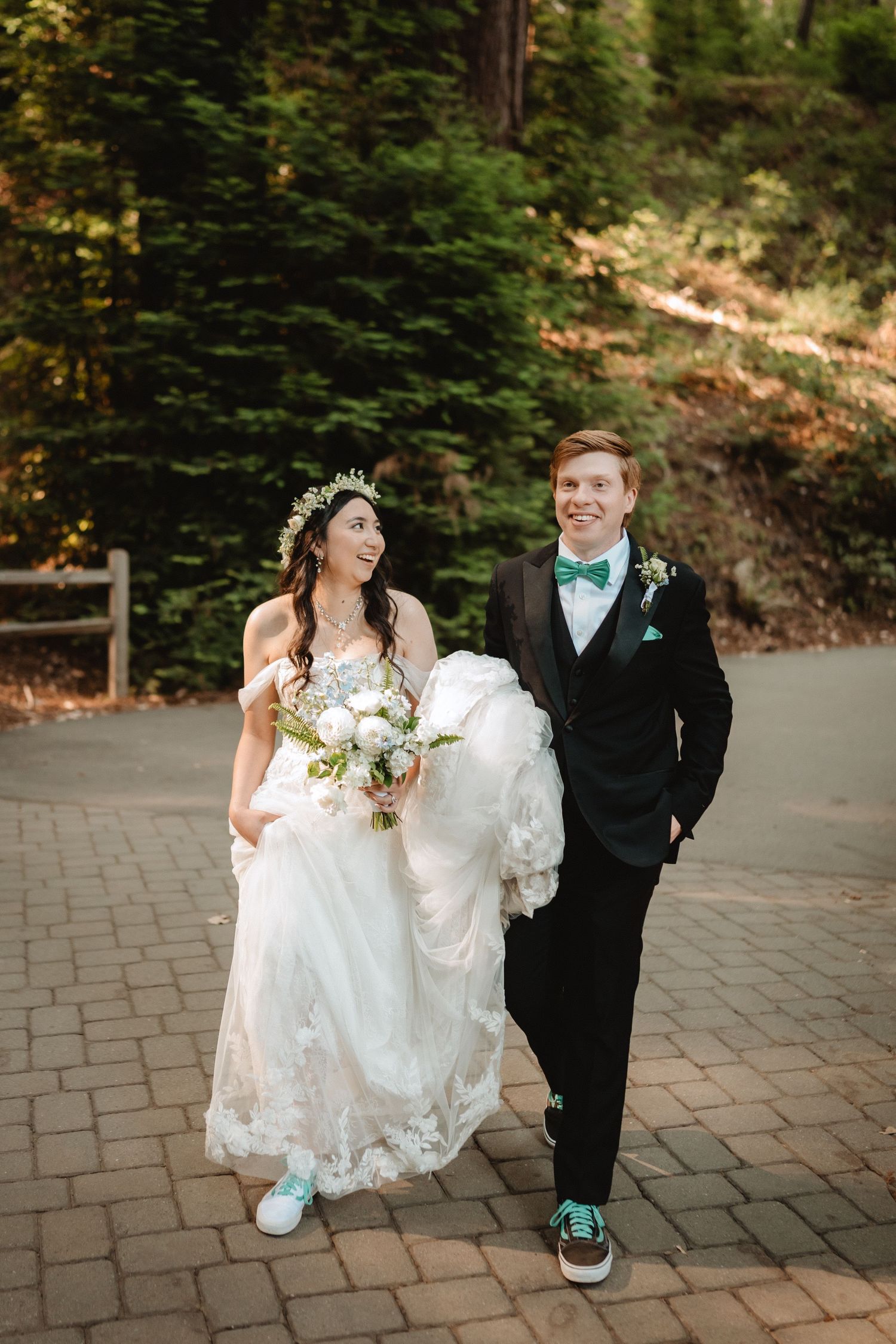 candid bride and groom photos