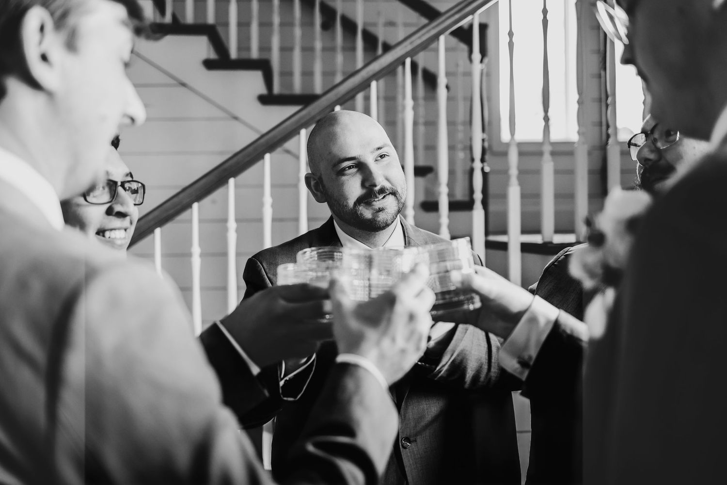 Editorial groom portrait by a North Texas wedding photographer