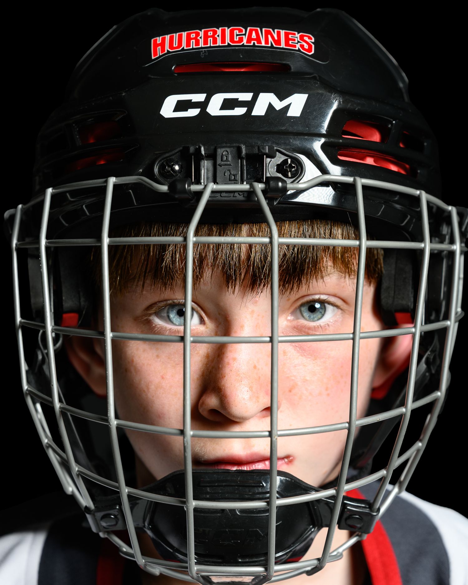 South Jersey Sportrait Photography of a hockey player