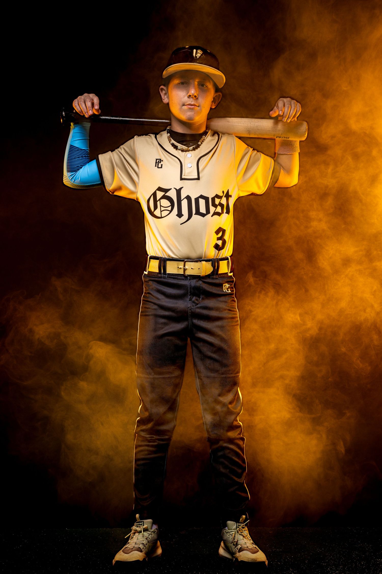 South Jersey Sports Photographer - Sportrait session for NJ travel baseball player