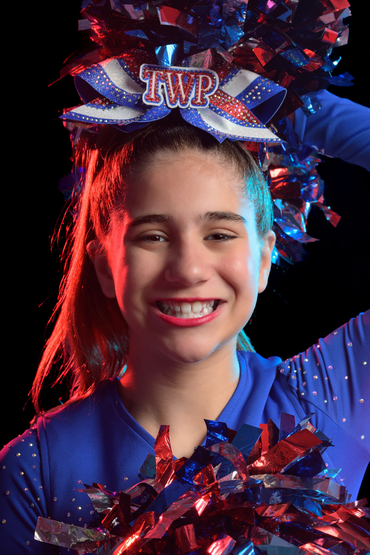 South Jersey Sportrait Photography of a cheerleader