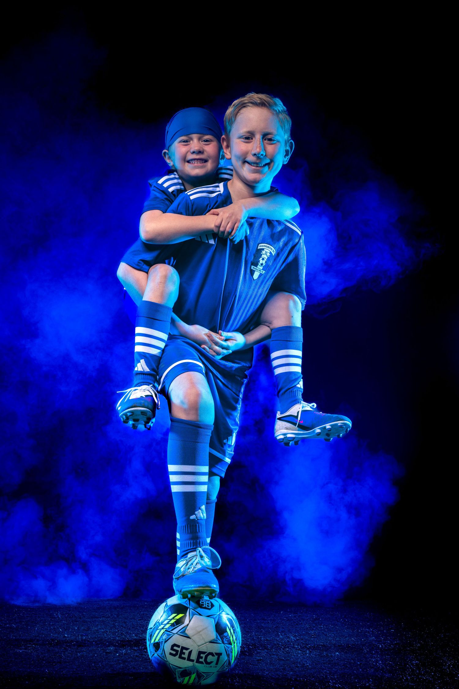 South Jersey Sports Photographer - Sportrait session for NJ travel soccer players