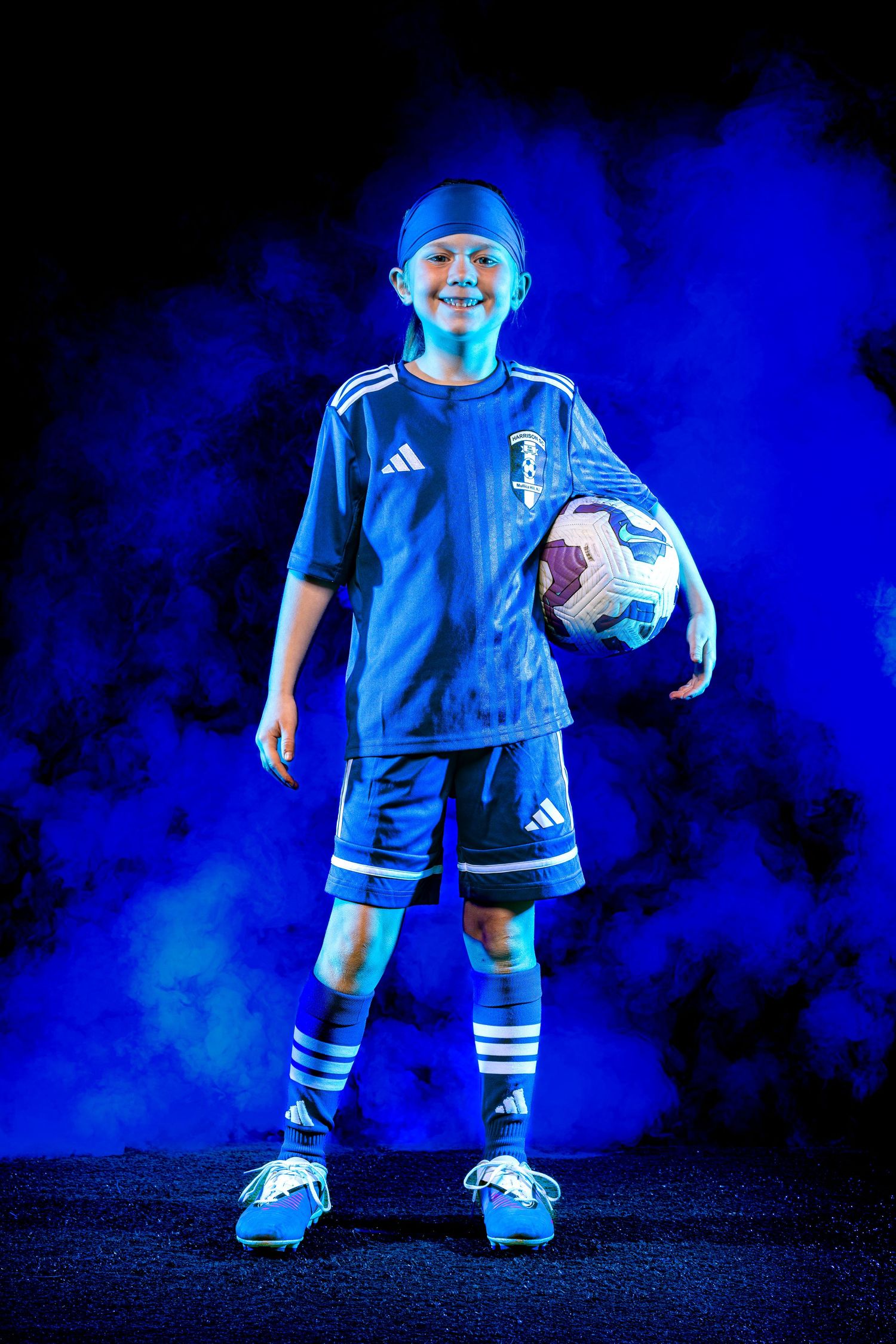 South Jersey Sports Photographer - Sportrait session for NJ travel soccer player