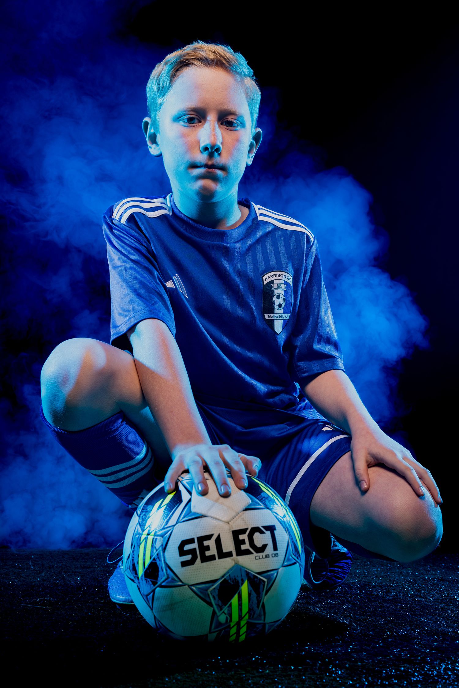 South Jersey Sports Photographer - Sportrait session for NJ travel soccer player