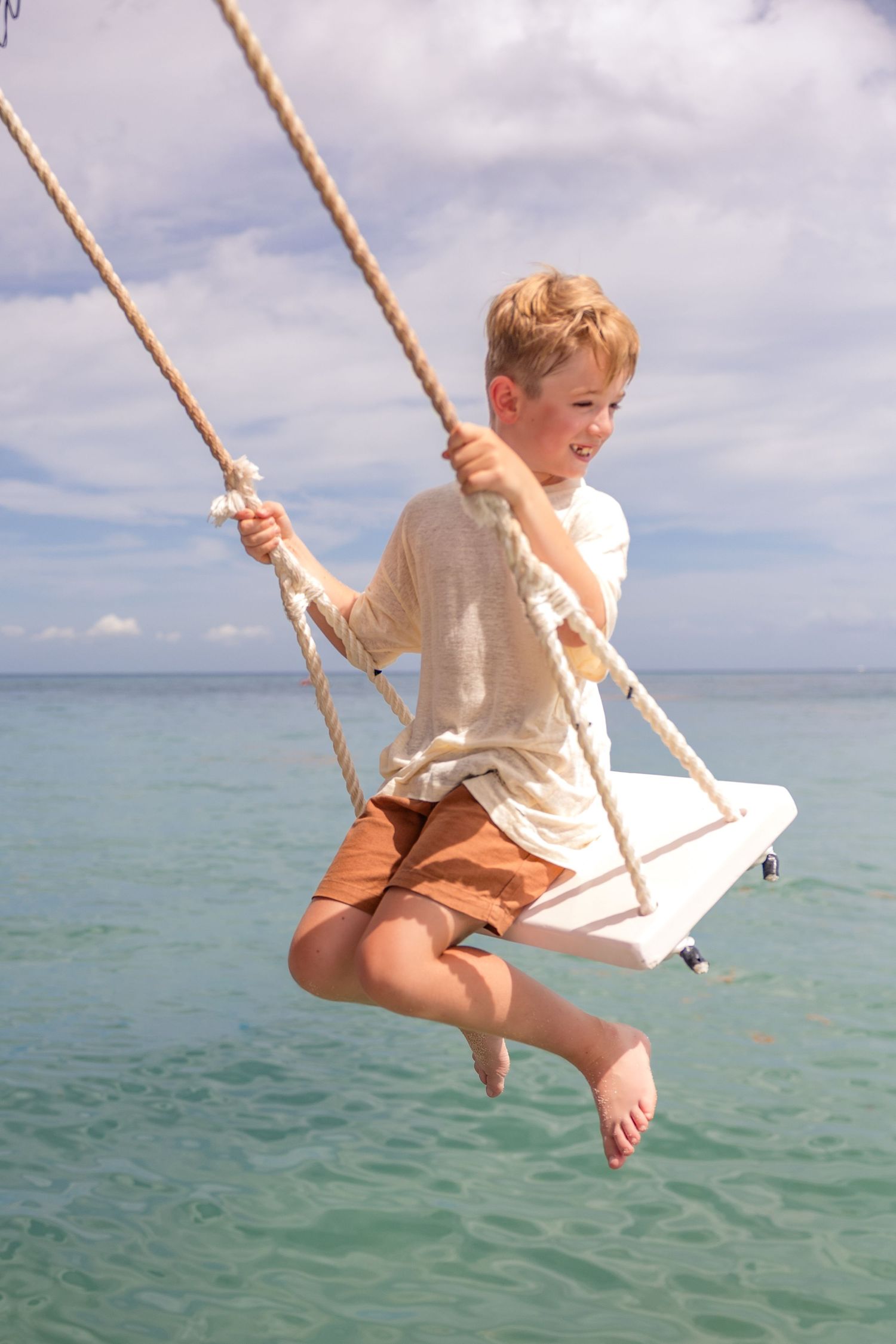 family photoshoot Paradise beach cozumel