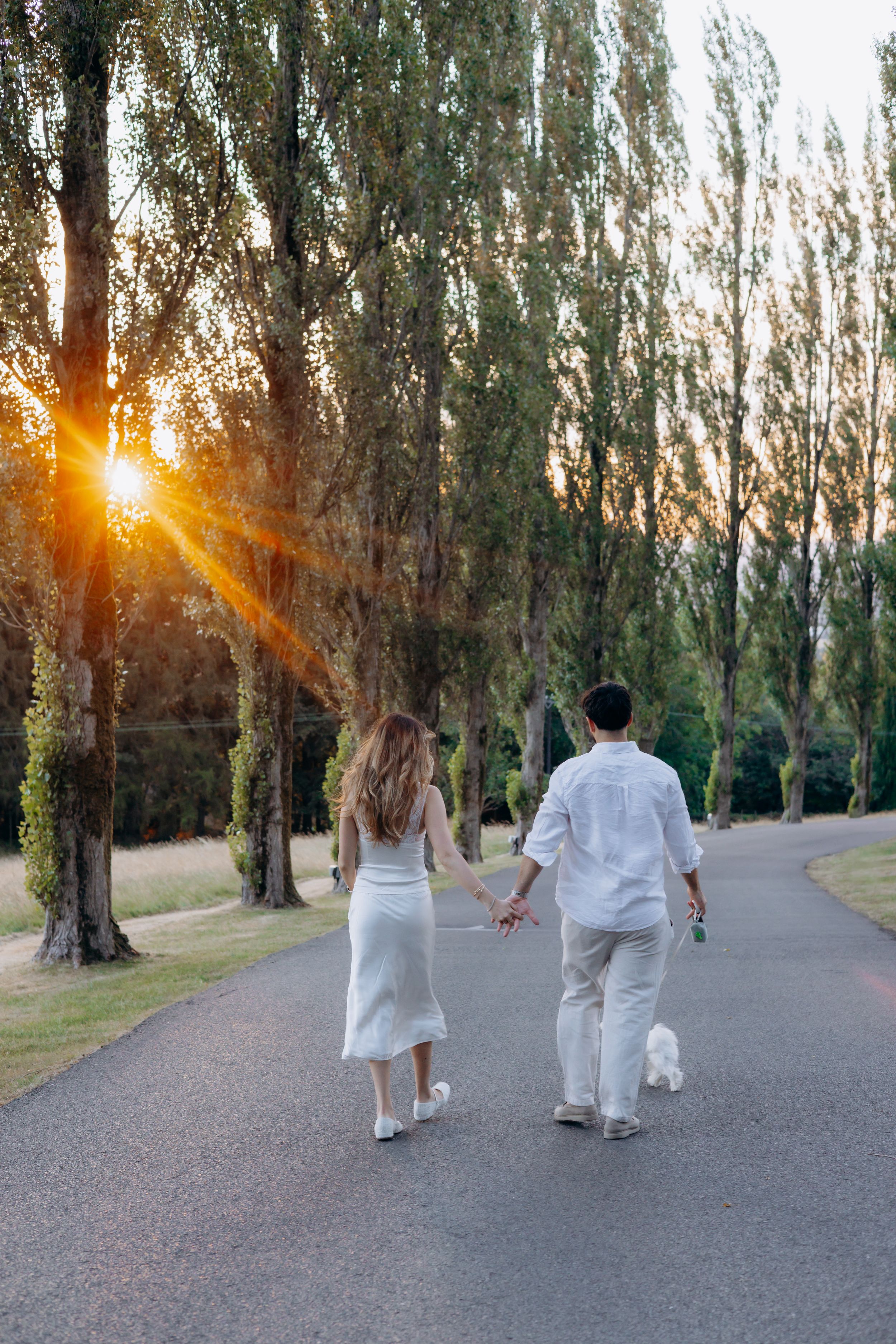Sunset proposal photography in the Cotswolds.