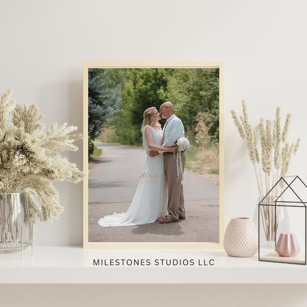 wall portrait mock up Milestones studios llc