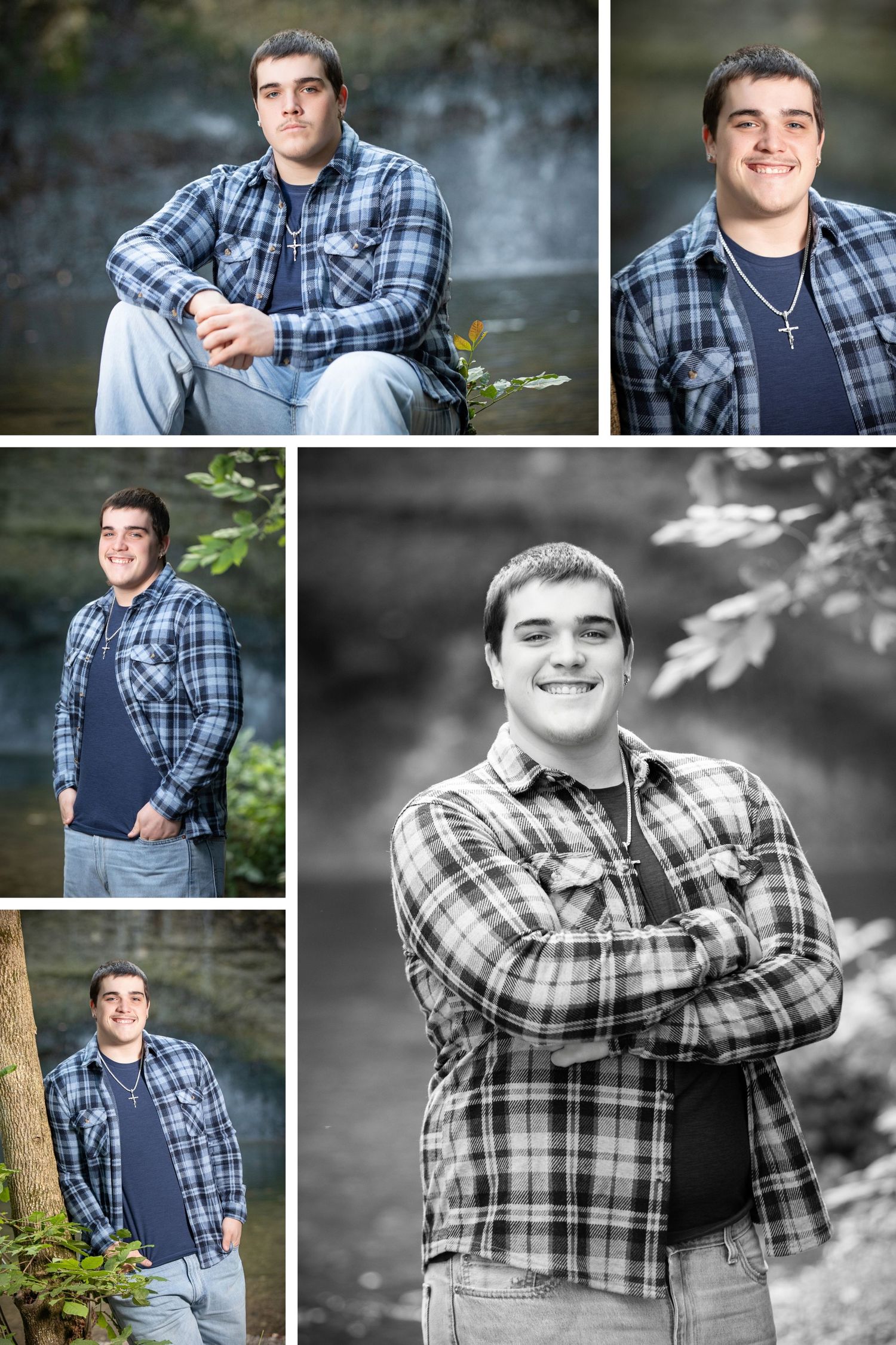 A Grandview Heights senior's pictures at Quarry Trails Metro Park featuring natural light and outdoor Columbus, Ohio scenery.