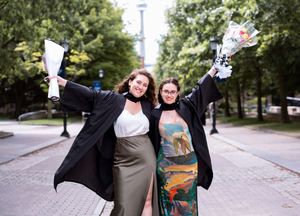 Graduation portrait