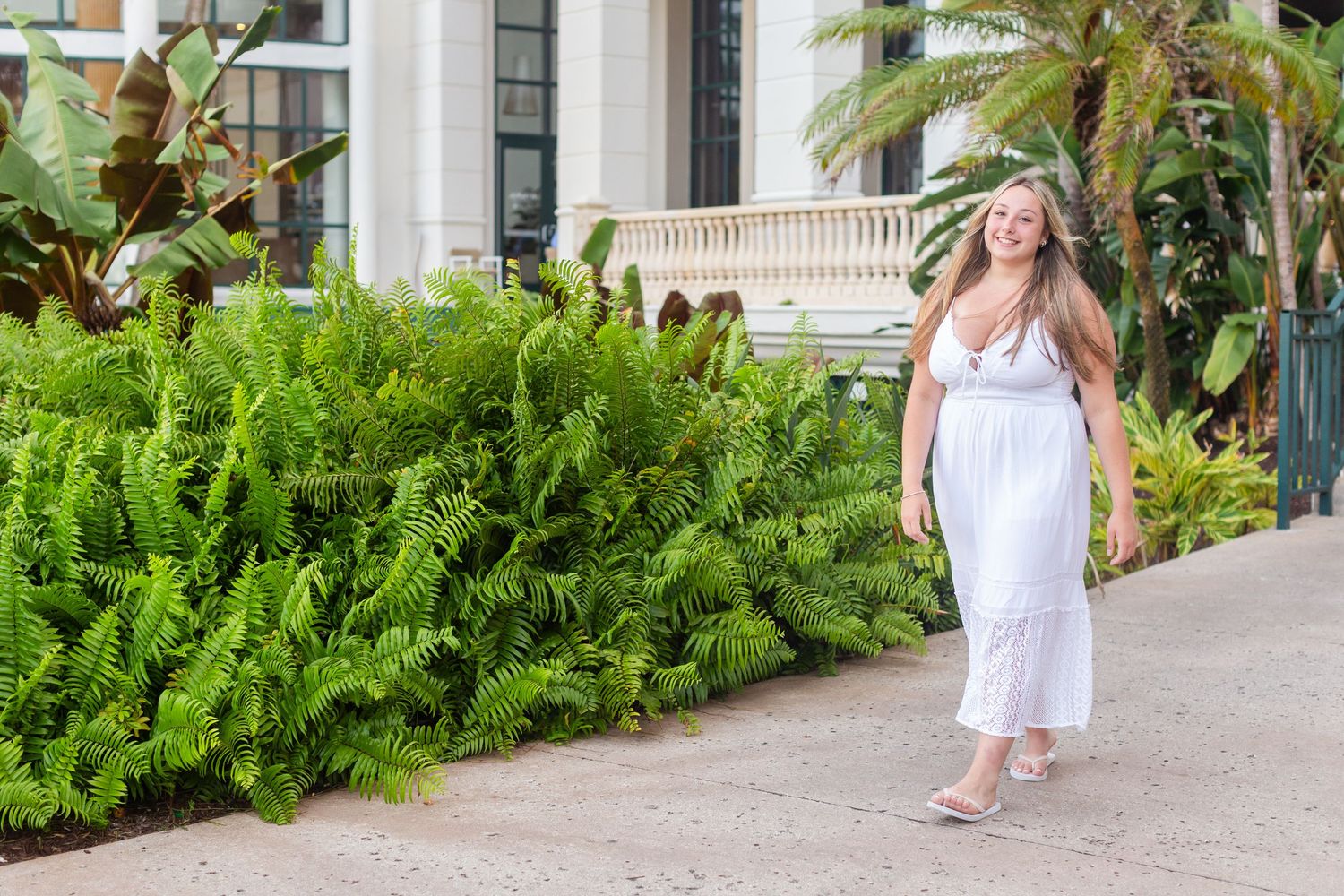 Senior pictures for a high school girl at the Wyndham Grand Rio Mar in Rio Grande, Puerto Rico.