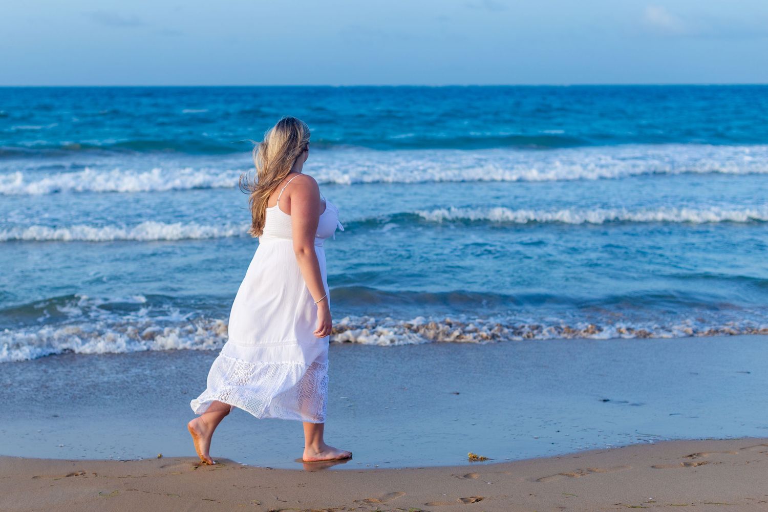 Senior pictures for a high school girl on the beach in Río Grande, Puerto Rico.
