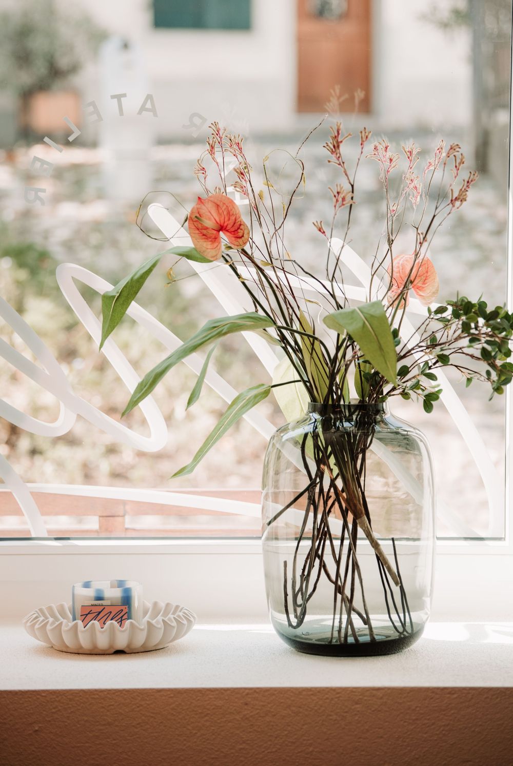 Vase mit Blumen