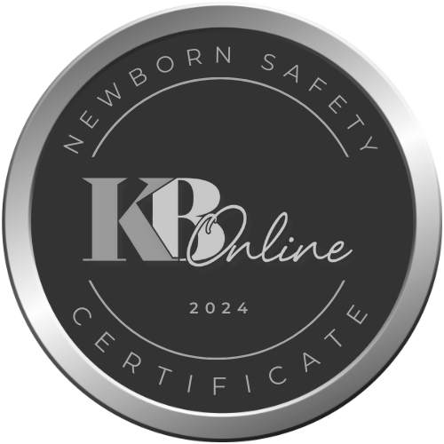 Kelly brown online, newborn safety certificate completion badge 2024