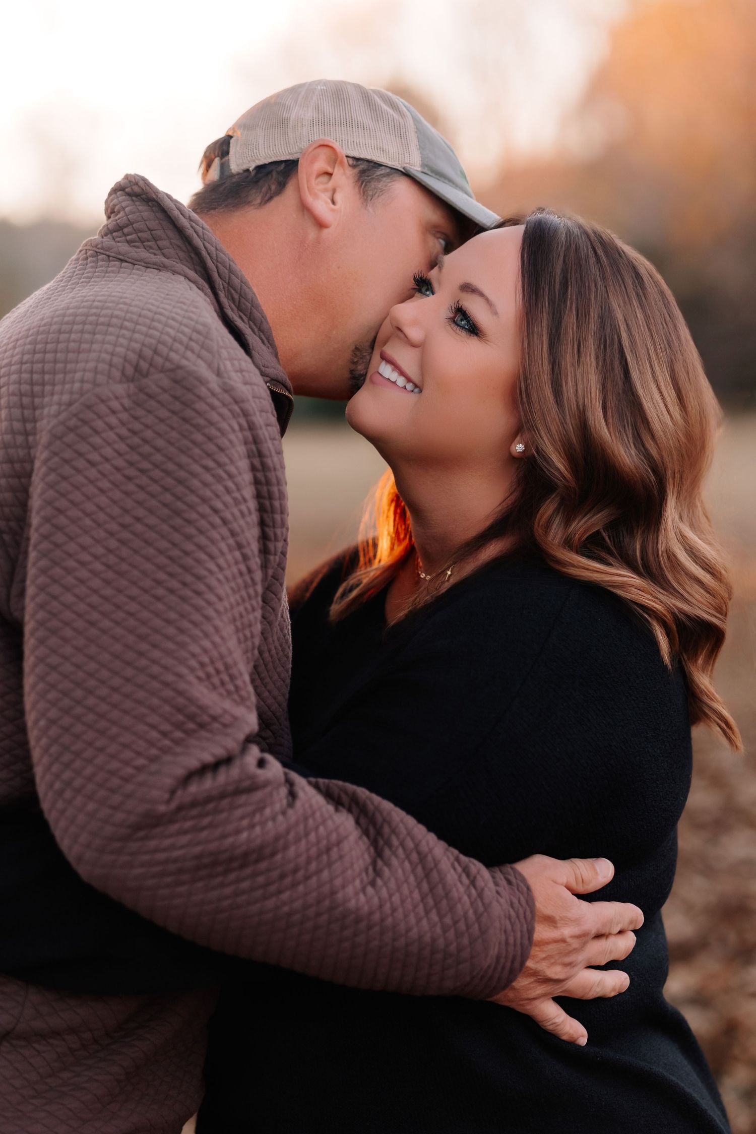 Lonoke County Arkansas couple during a fall family photo session
