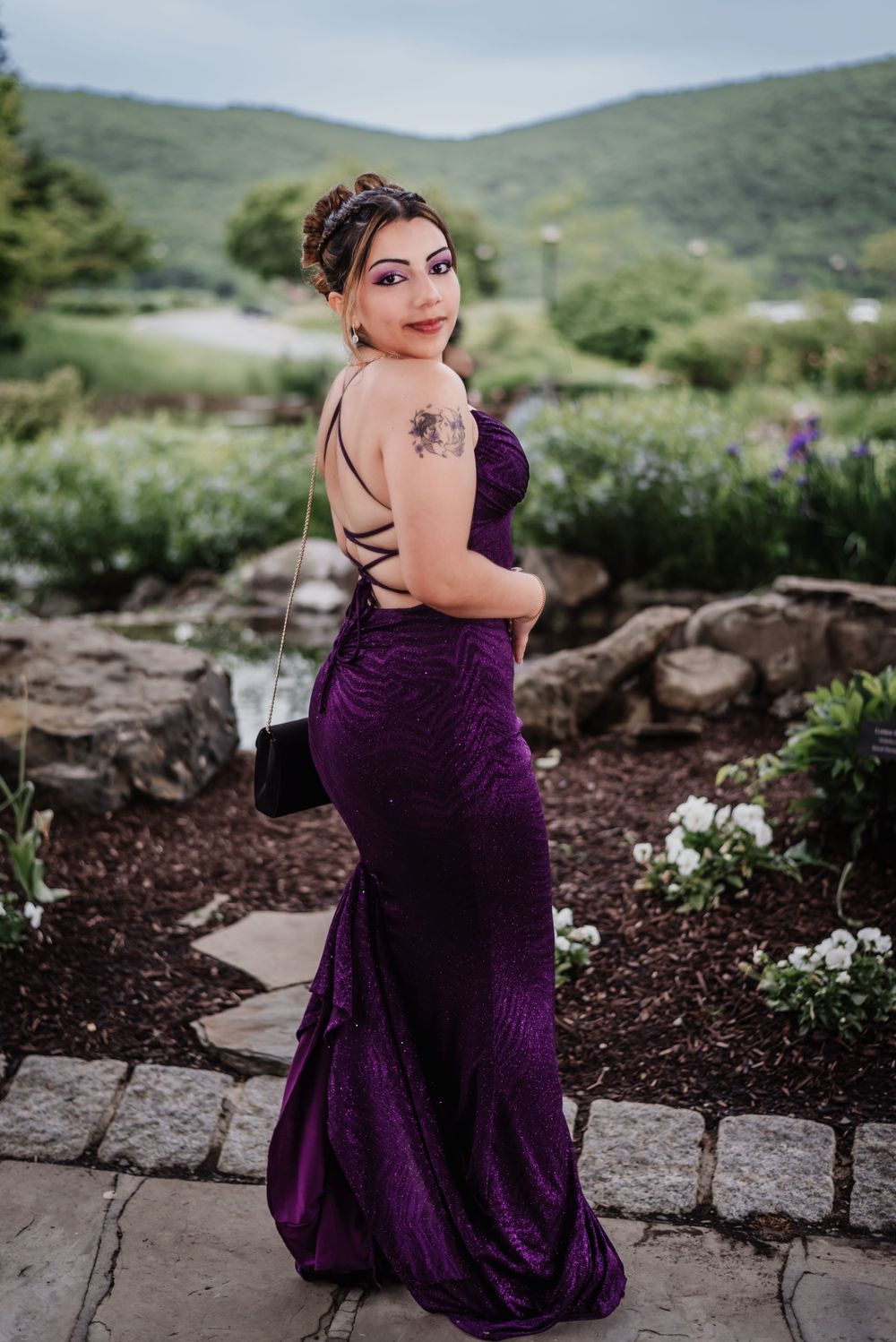 prom portrait photography session by Sussex County photographer in North Jersey