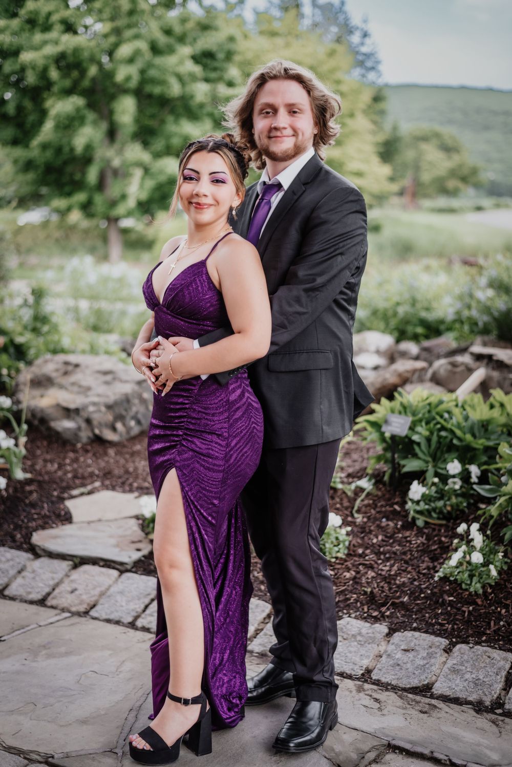 prom portrait photography session by Sussex County photographer in North Jersey