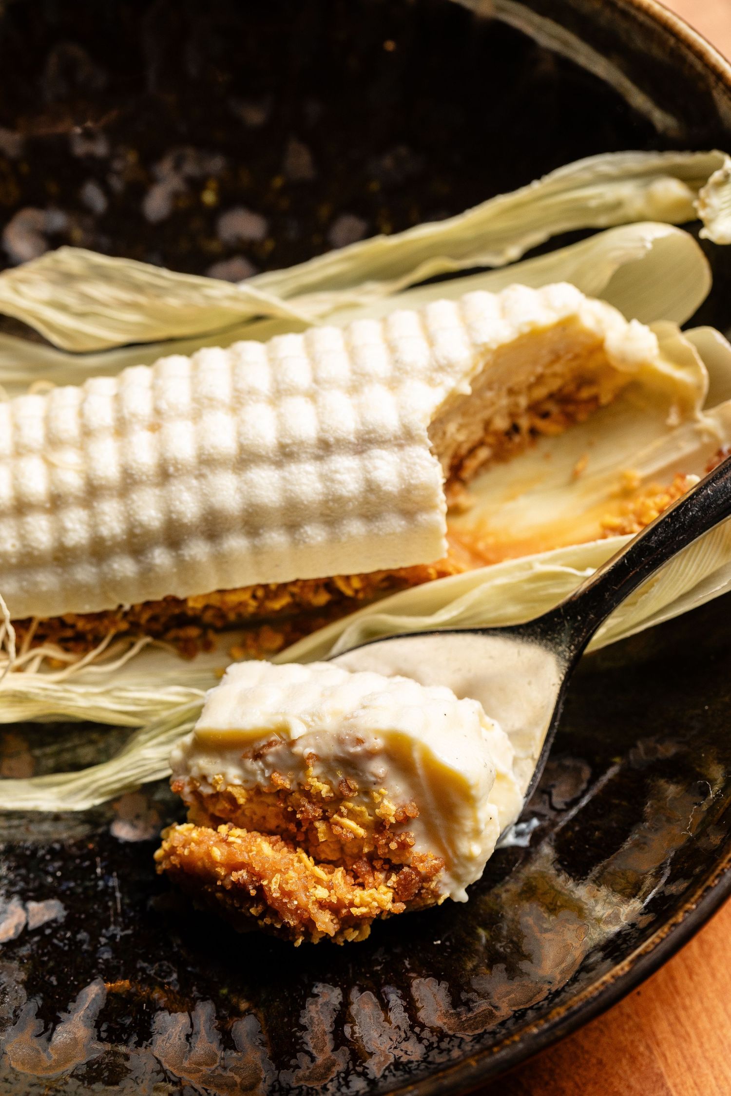 Food photography highlighting dessert from Tanta Cocina Peruana Perivian restaurant in River North Chicago. Images by Jonathan Cooper.