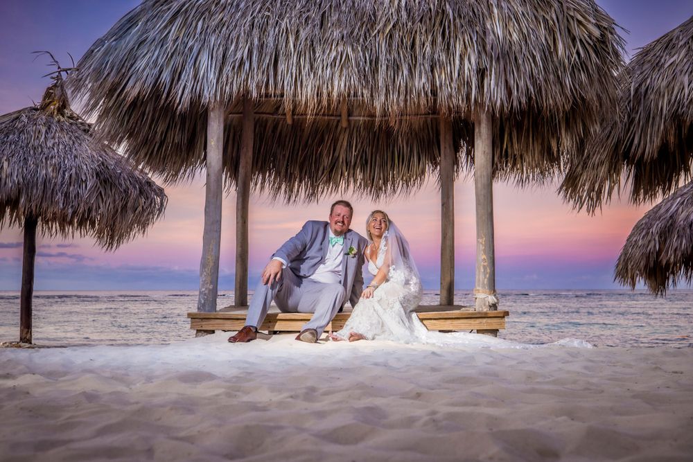 sunset wedding in punta cana