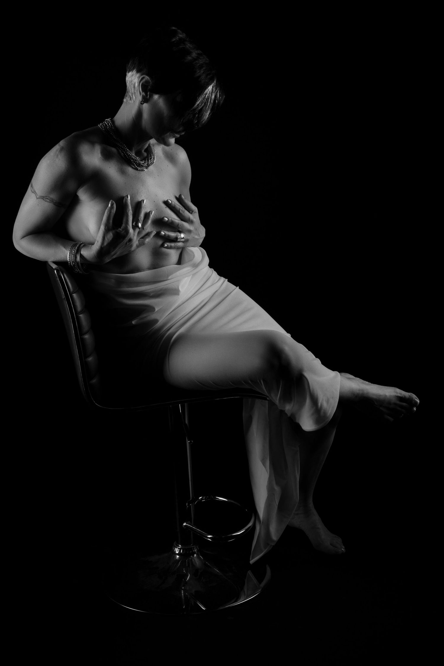 boudoir photo taken by private photographer