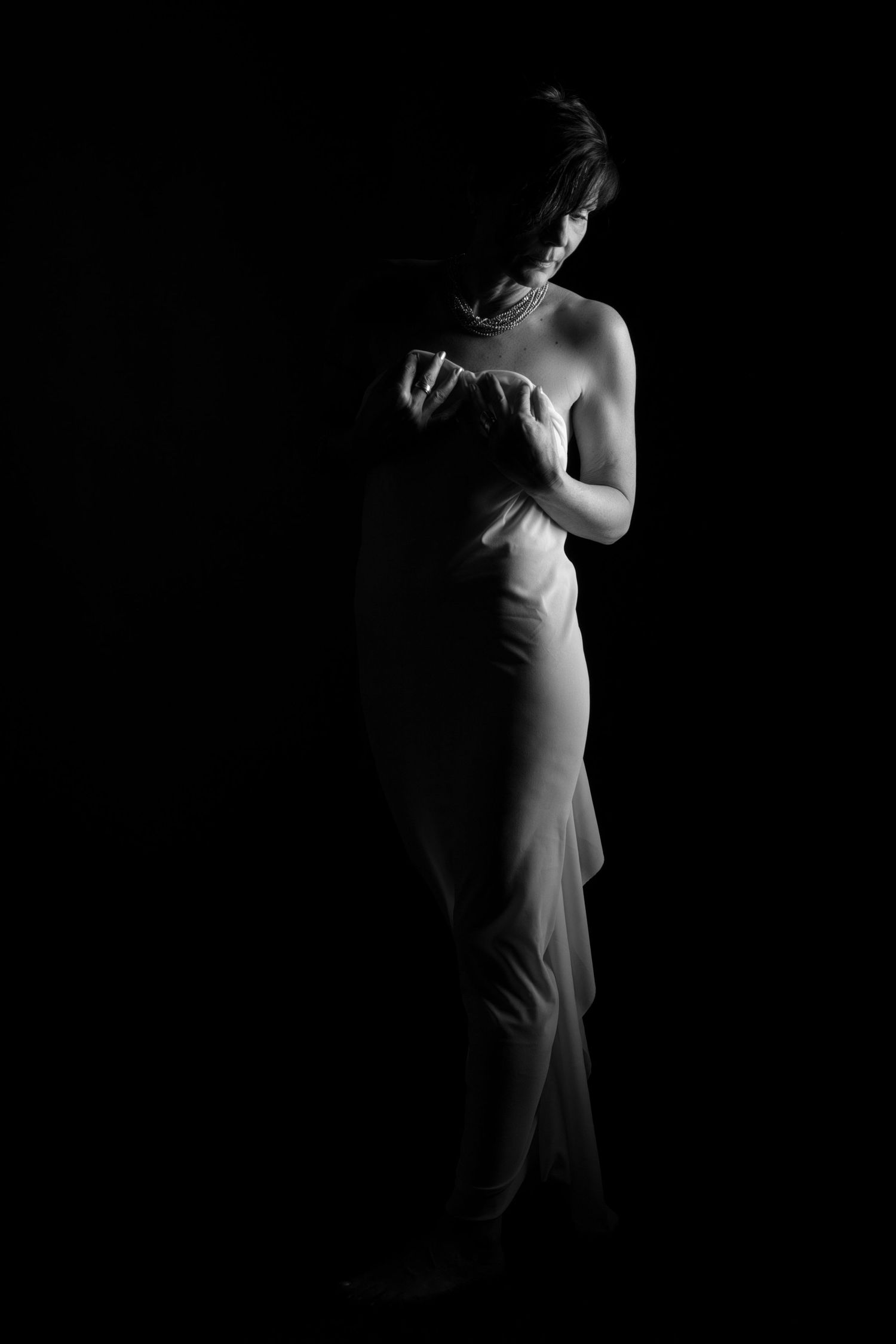 boudoir photo taken by private photographer
