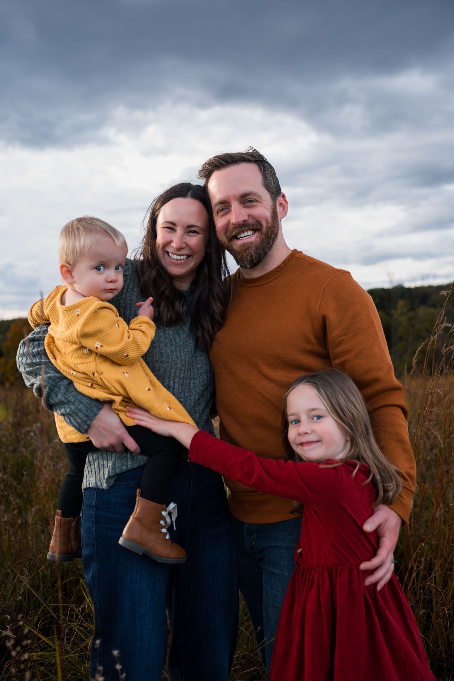 Beautiful fall family session