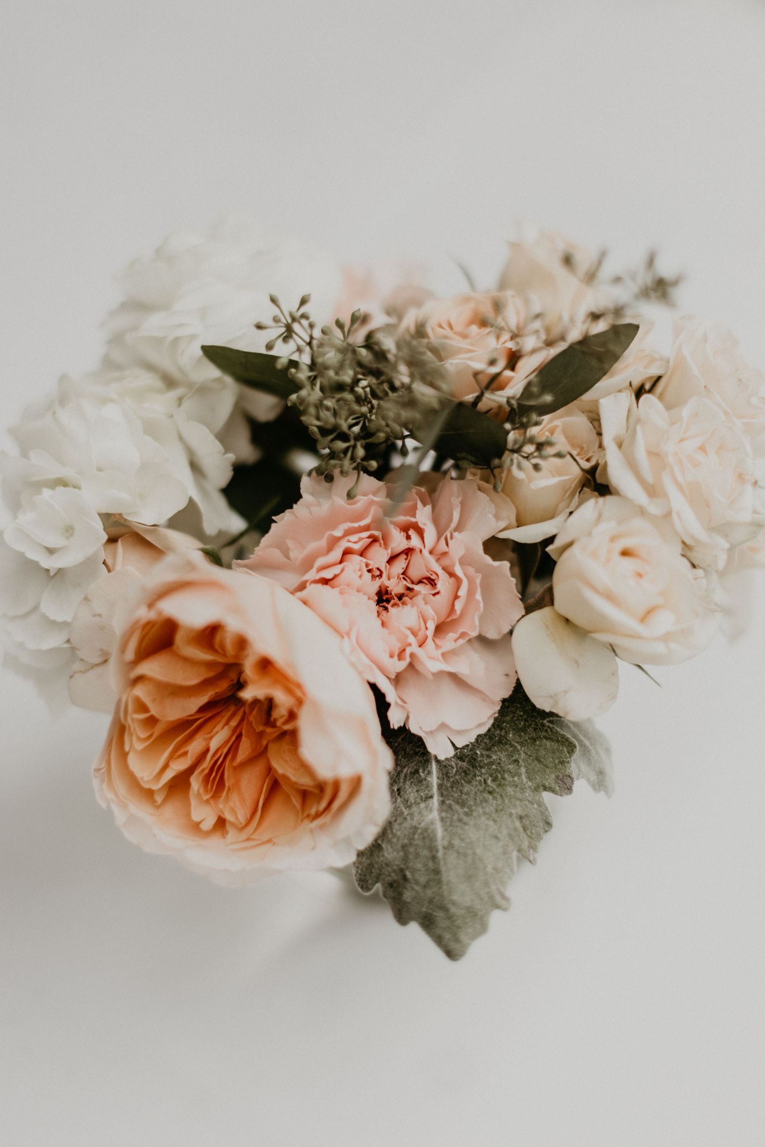 Wedding flower floral arrangement detail photography in Dallas TX wedding photographer