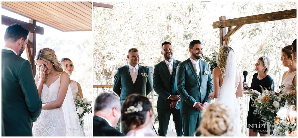 Bride and groom vows