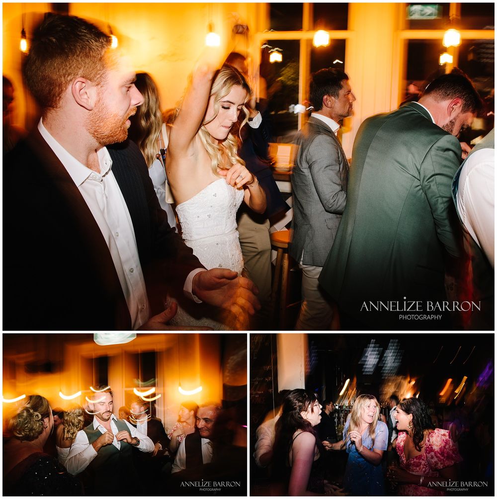 Guests dancing