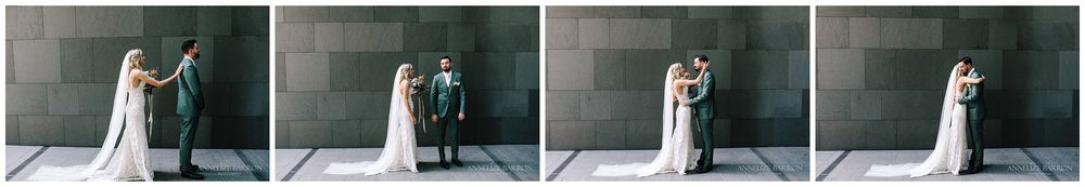 First look sequence at this COMO the Treasury wedding