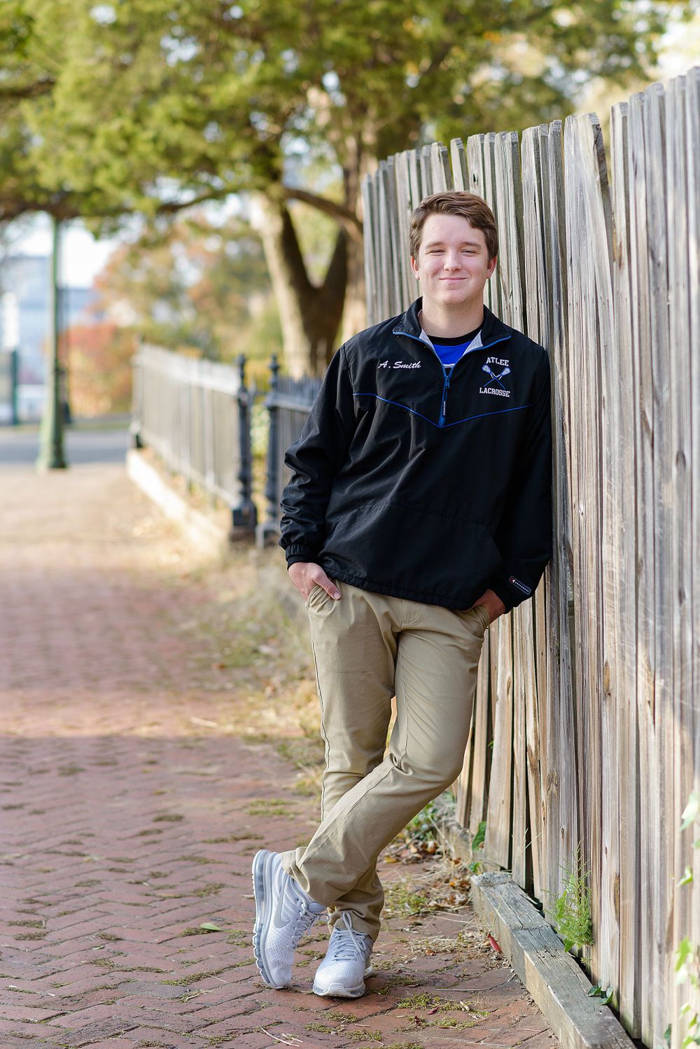 Libby Hill senior boy poses