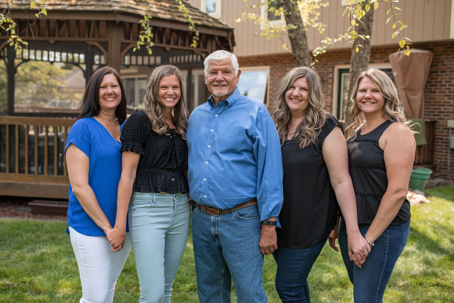 daughters father family love natural light portrait photo
