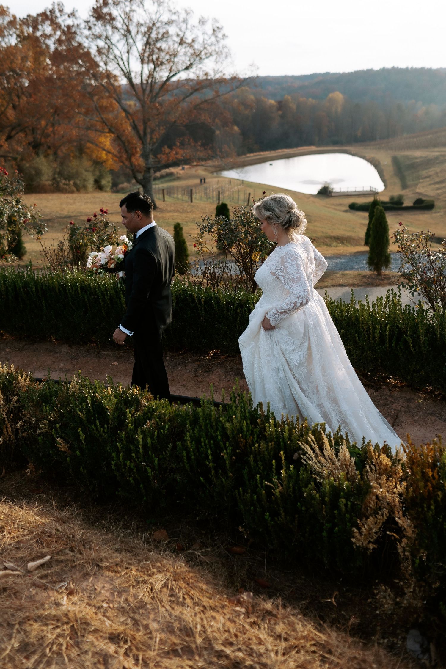 Montaluce north Georgia winery intimate wedding Italian countryside mountain documentary true to color photographer