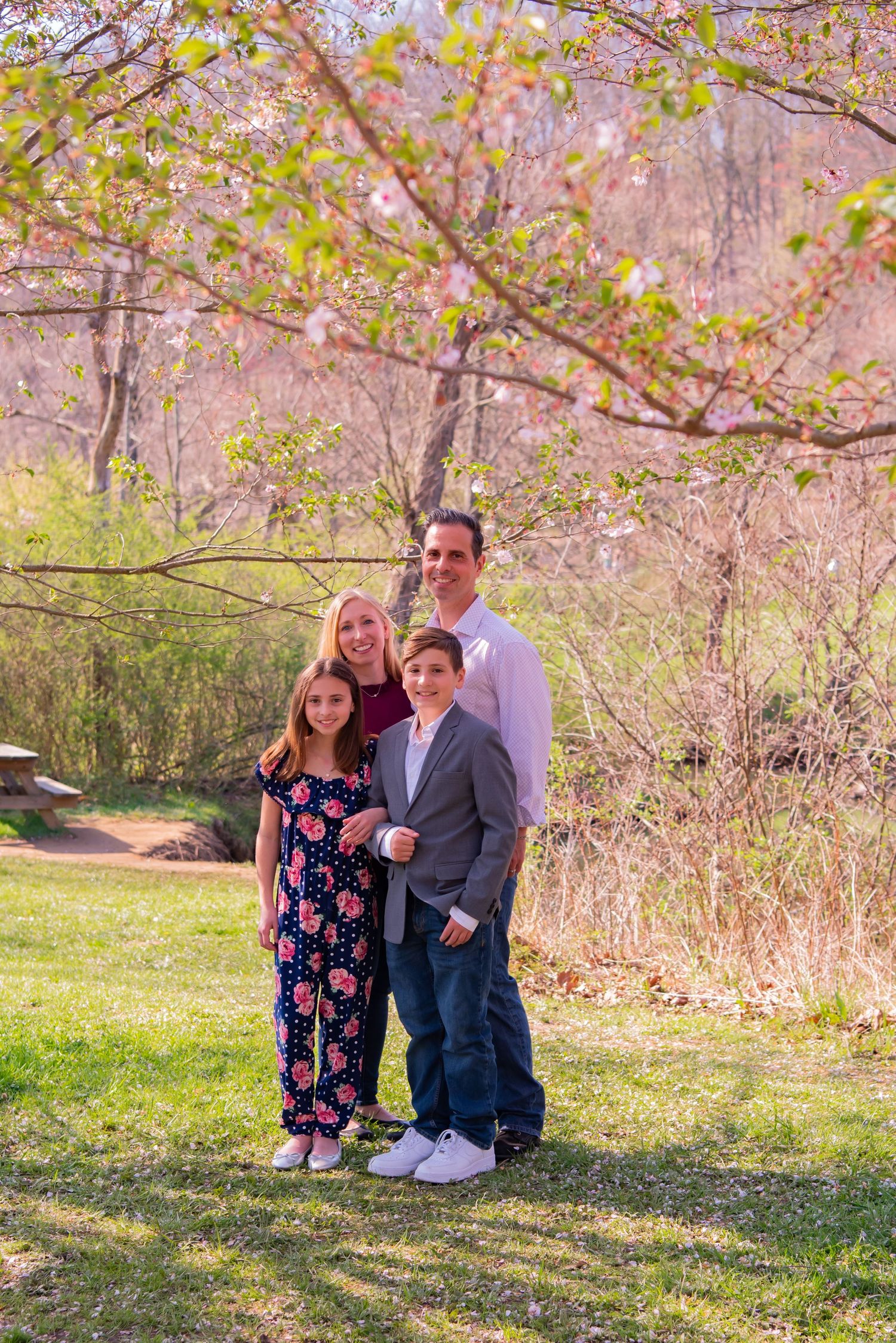 family of four in north park pennsylvania