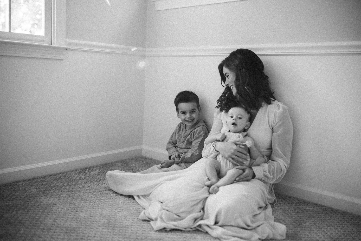Simple portrait of motherhood