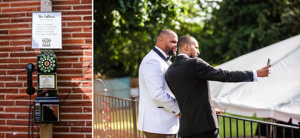 parkland washington state backyard summer wedding and reception