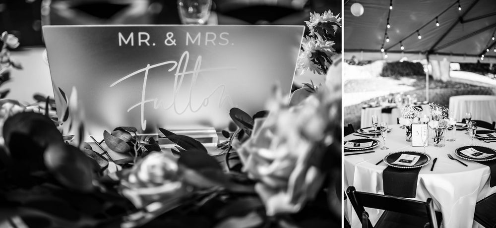 parkland washington state backyard summer wedding and reception