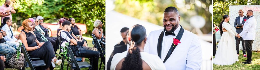 parkland washington state backyard summer wedding and reception