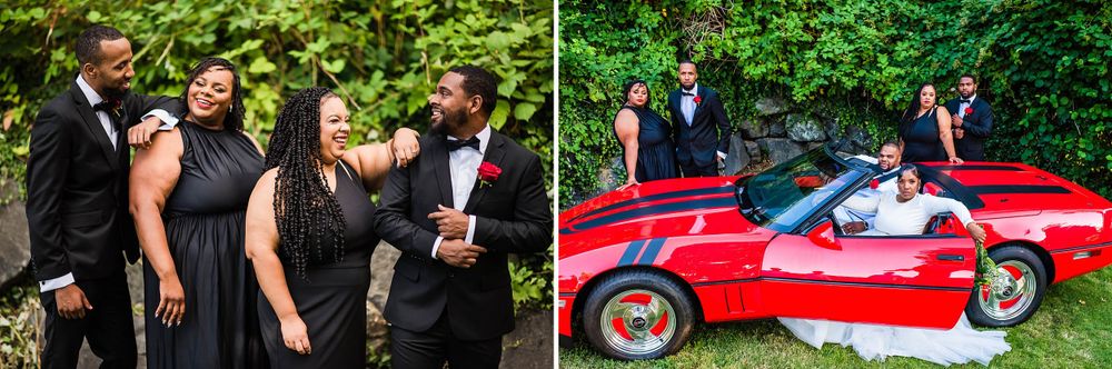 parkland washington state backyard summer wedding and reception