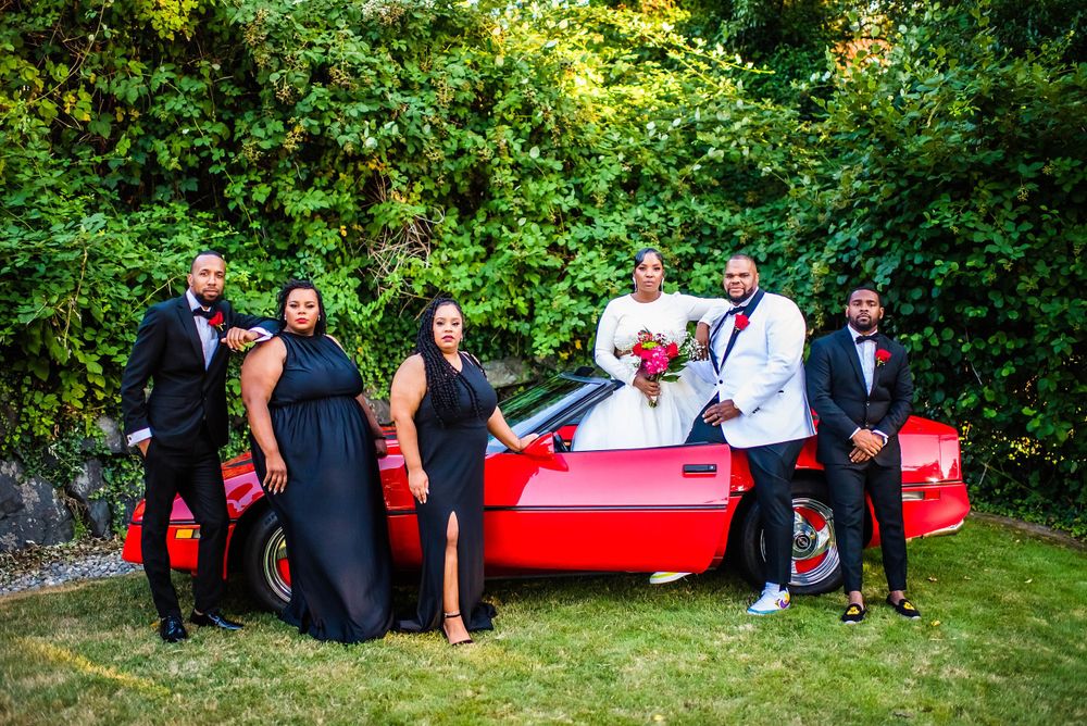 parkland washington state backyard summer wedding and reception