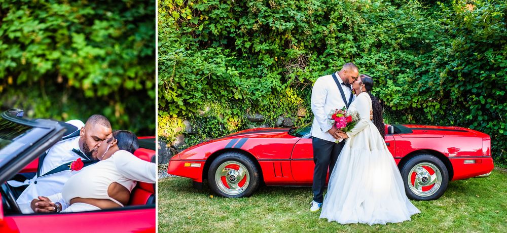 parkland washington state backyard summer wedding and reception