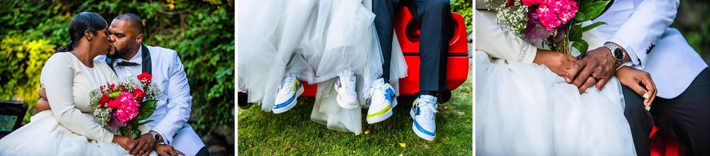 parkland washington state backyard summer wedding and reception