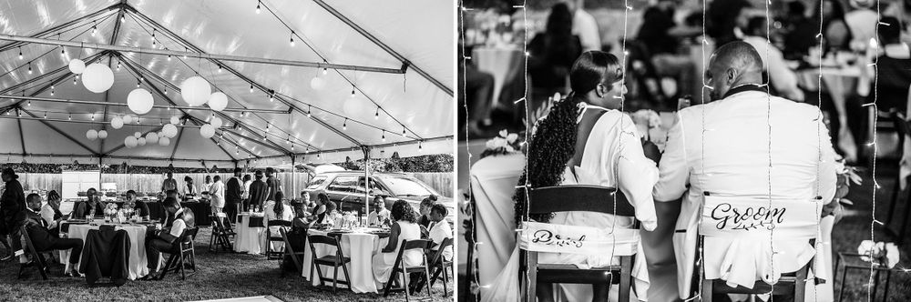 parkland washington state backyard summer wedding and reception