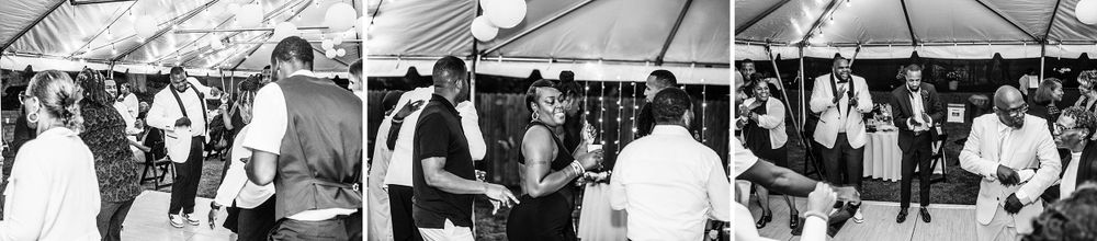 parkland washington state backyard summer wedding and reception