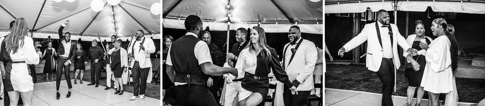parkland washington state backyard summer wedding and reception