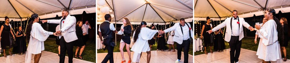 parkland washington state backyard summer wedding and reception