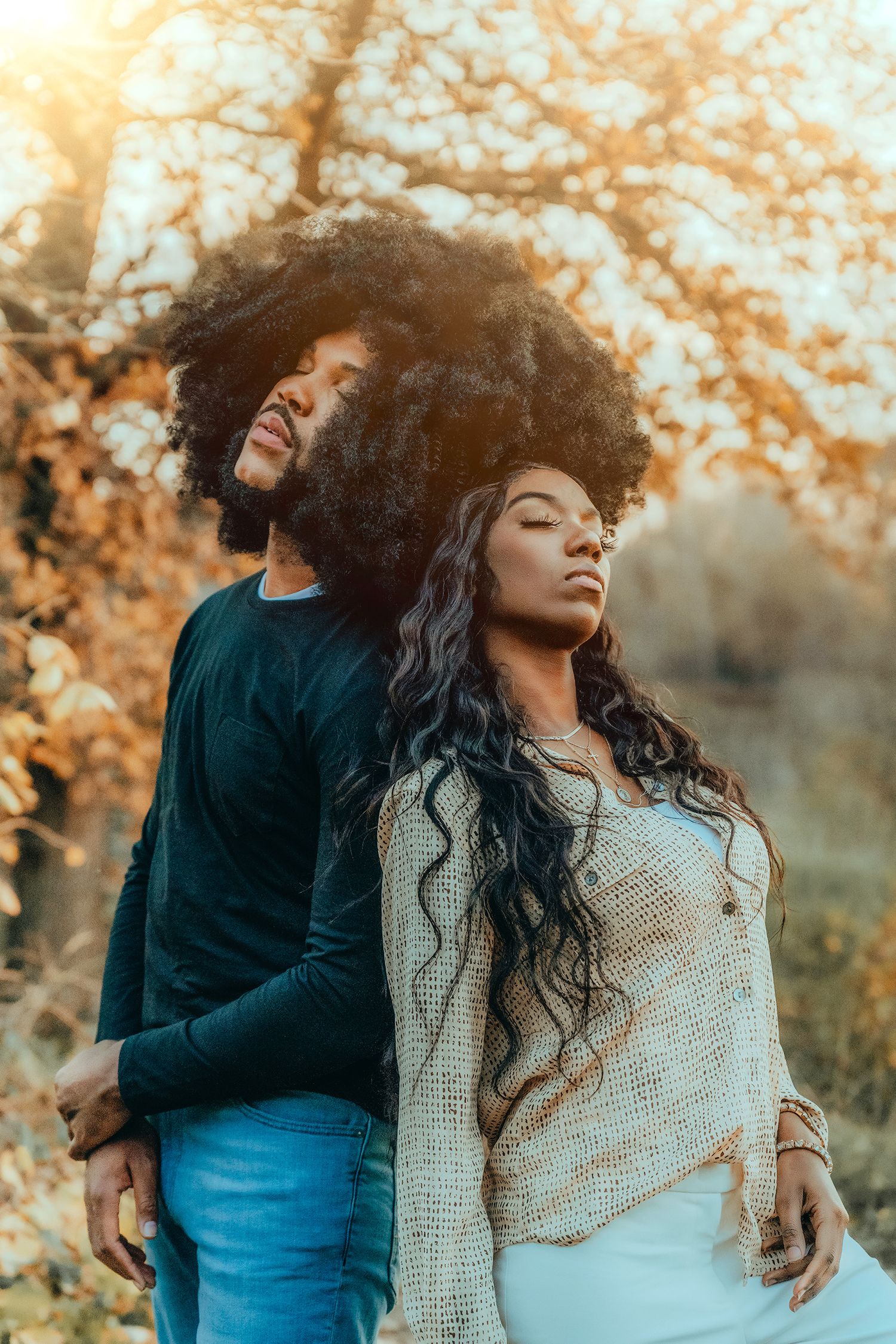 afro couple portraits 4 by Jhenny Bonafe